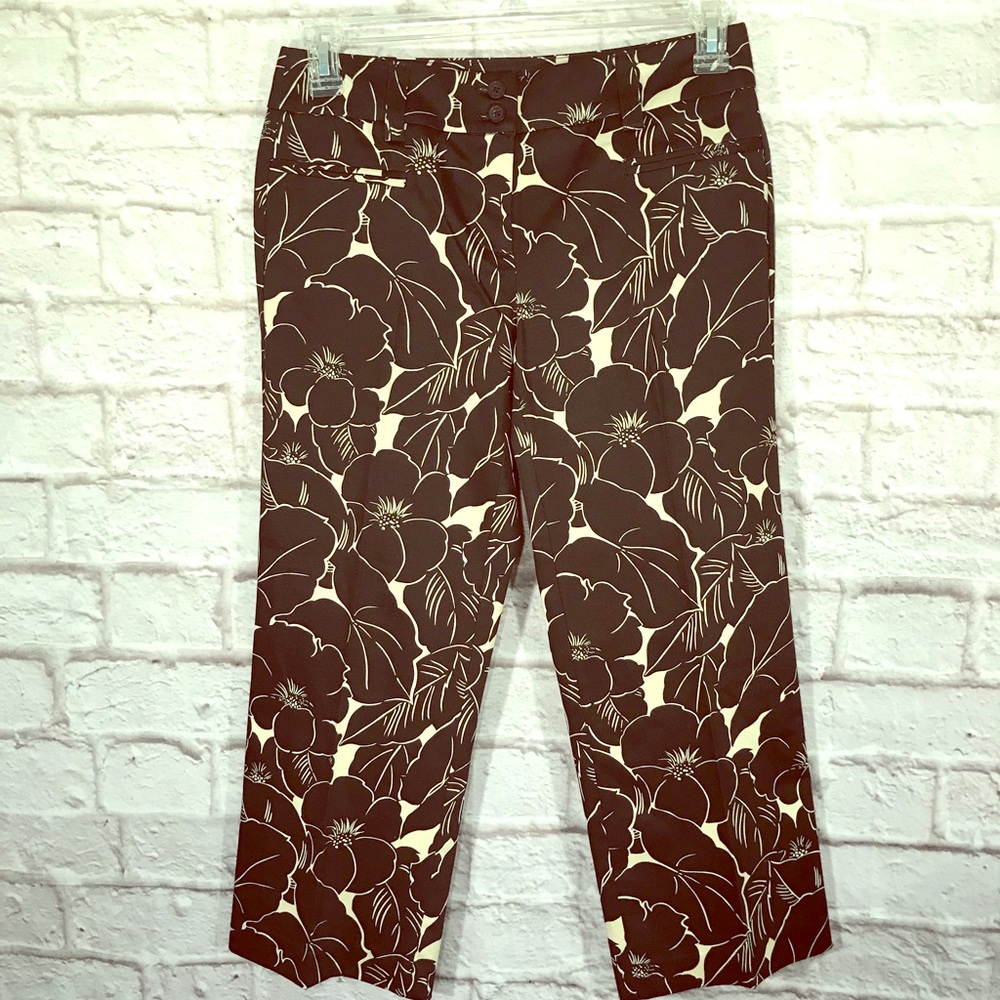 New York & Company pants. Floral design.